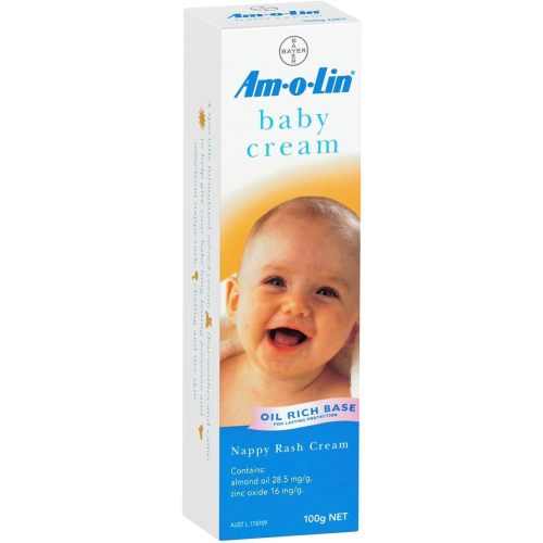 Am-o-Lin Nappy Rash Cream 100g