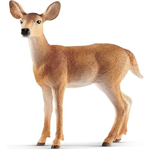 Schleich Wild Life, Animal Figurine White Tailed Doe