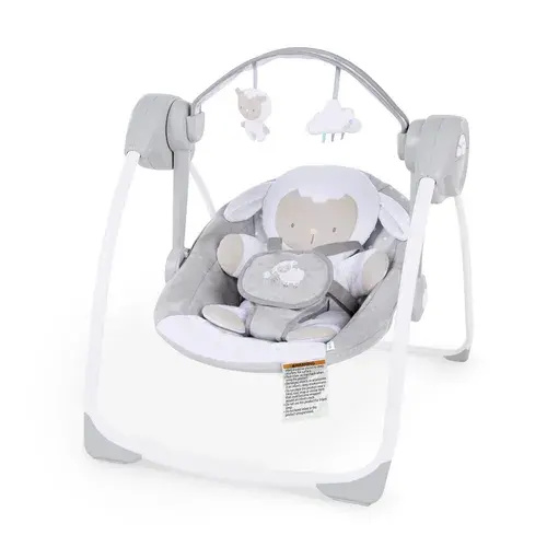 Ingenuity Comfort 2 Go Portable Swing Cuddle Lamb | Baby Bunting AU