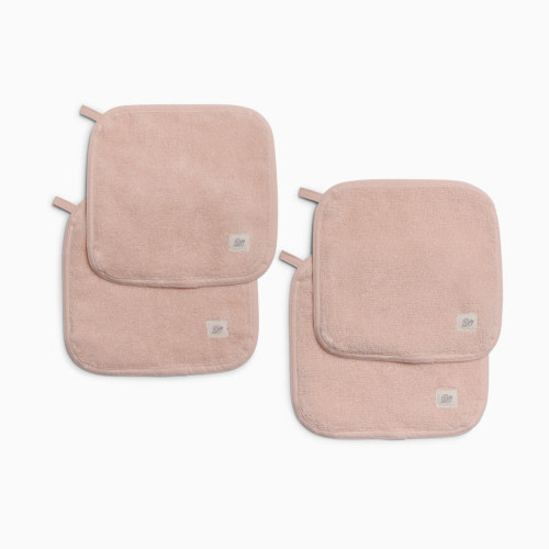 Tiny Kind Organic Washcloths 4 Pack - Cloud Pink