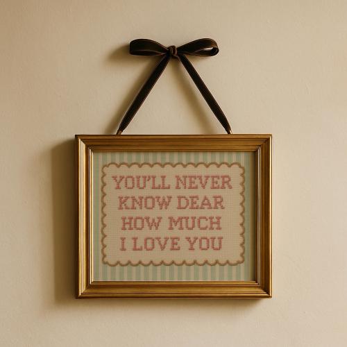 You'll Never Know Dear Print • Vintage Nursery Art • Print, Framed or Canvas