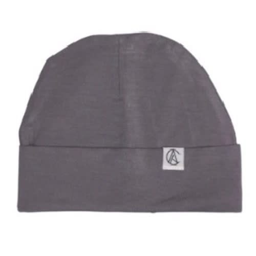 Satin Lined Jersey Beanie-Ash – Aarin & Co.