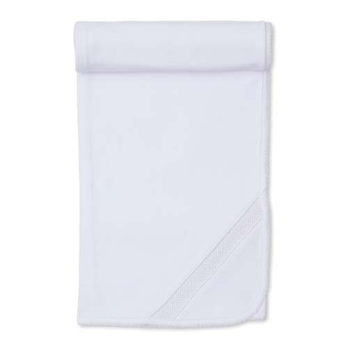 Hand Smocked CLB Charmed White Blanket