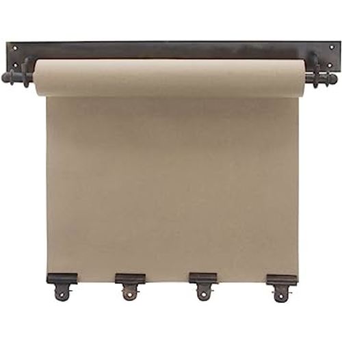 Kalalou NDE1100 Hanging Note Roll with 4 Clips, Brown