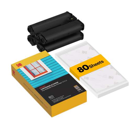 PHC80 4X6 Inch Kodak Dock Plus & Dock Photo Printer Cartridge