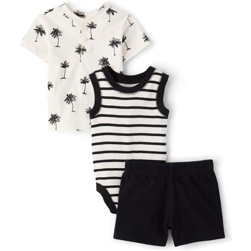 The Children's Place Baby Boys' And Newborn 3-piece Playwear Outfit