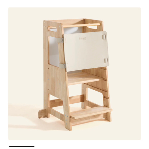 HARPPA Nordo | Safe & Stable Montessori Toddler Kitchen Wooden Tower - Perfect for Cooking & Learning, Counter Helper, Kitchen Tower, Gift for 2 Year Old