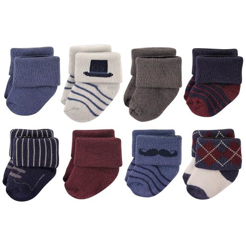 Hudson Baby Baby Girls' Cotton Rich Newborn and Terry Socks