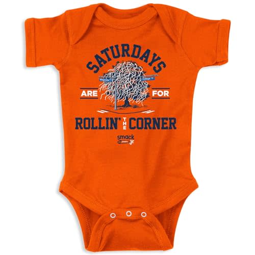 Smack Apparel Saturdays Onesie for Auburn College Fans (NB-18M)