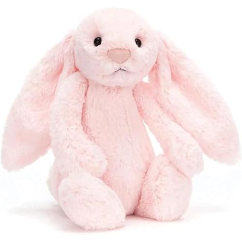 Jellycat Bashful Pink Bunny Medium - L: 9cm x W: 12cm x H: 31cm