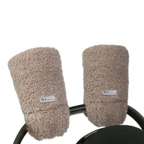 Warmmuff Stroller Mittens - Oatmeal Teddy