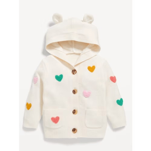 SoSoft Critter Ear Button-Front Sweater for Baby | Old Navy