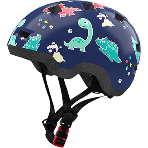 Toddler Bike Helmet for Toddlers Age 1-3/2-4/3-5-6Years Old, Baby Infant Bike Helmet for Boys and Girls for Cycling Scooter Skateboard - Adjustable Dial Fit