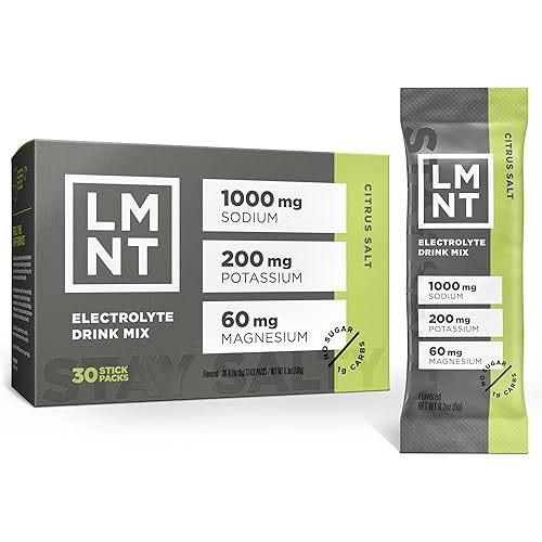 Drink LMNT Zero Sugar Electrolytes - Citrus Salt | Drink Mix | 30-Count