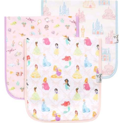Burp Cloth Set, Disney Princess - Copper Pearl | Maisonette