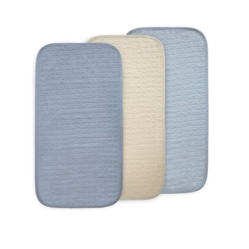 mushie Water Repellent Changing Pad Liners Set of 3 (Blue Combo)