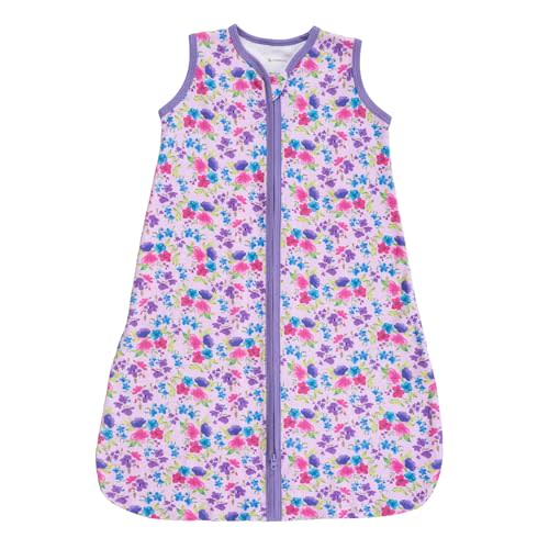 LollyBanks Baby Sleep Sack,100% Organic Cotton Baby Wearable Blanket | 0.5 TOG ,All-Night Comfort,2-Way Zipper, Buttery Soft, Easy Diaper Changes,Lightweight Sleeping Bags for Toddler,Breathable
