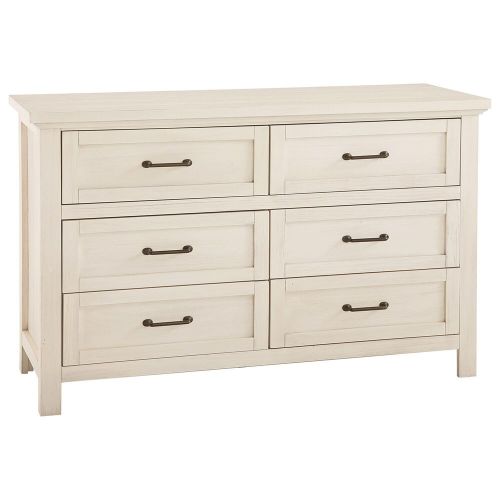 Eastern Shore Westfield 6-Drawer Dresser in Brushed White