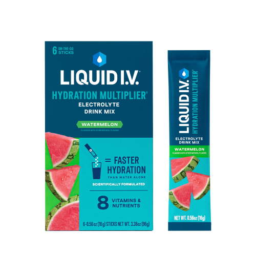 Liquid I.V.® Watermelon Hydration Multiplier® Powdered Electrolyte Drink Mix, 6 Count Packets