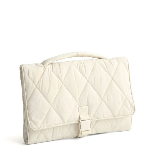 Vera Bradley Women's Featherweight Welland Baby Changing Pad Clutch Pumice Stone