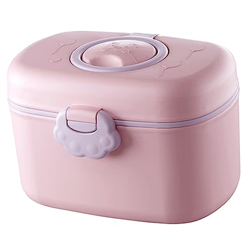Portable Baby Formula Dispenser Container for Travel Airtight Waterproof and Sealed Snack Storage Box Scoop for Infants and Toddlers for-the-Go Parents