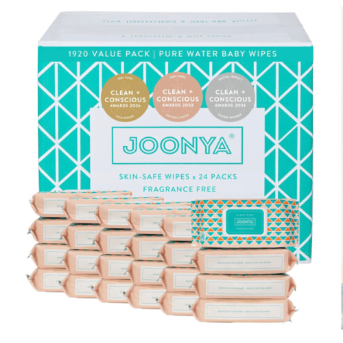 Joonya Biodegradable Baby Wipes Bulk Package