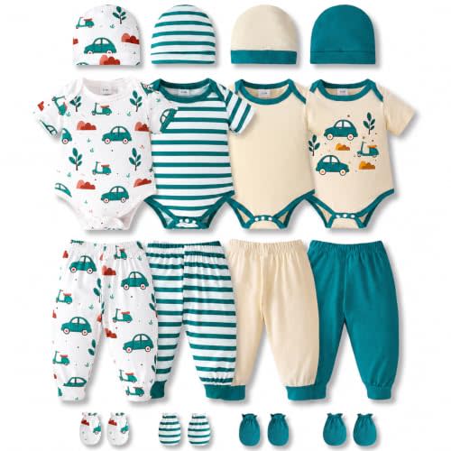 Baby Boy Girl Clothes Preemie Newborn Must Have Infant Essentials Outfits 20 Piece Clothing 0-18 Months