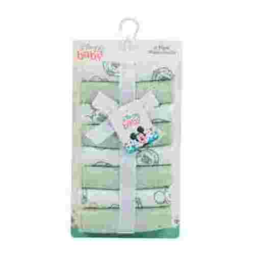 Cudlie Disney Baby Washcloths with Nursery Characters | Pack of 8 Kids Washcloths for Bath | Baby Shower Gifts and Baby Stuff for Newborns