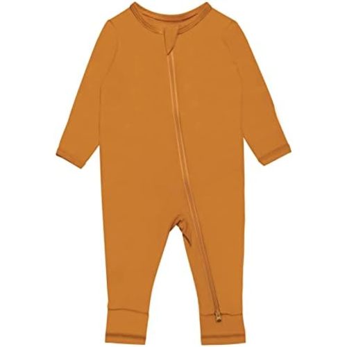 Amazon.com: GUISBY Rayon Footless Pajamas, Long Sleeve Newborn Zipper Sleepers Baby Boy Orange: Clothing, Shoes & Jewelry