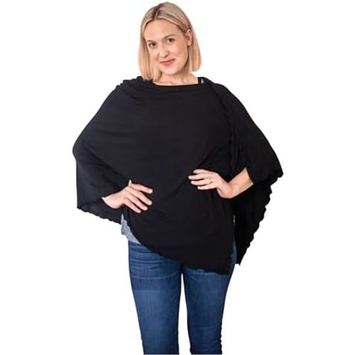 Bamboobies Breastfeeding Shawl - Nursing Cover for Breastfeeding - Ultra-soft