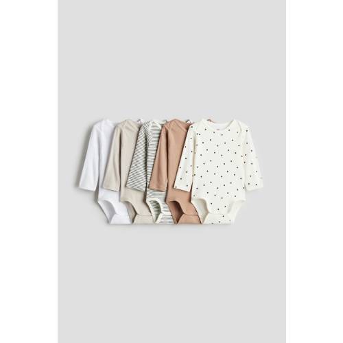 5-pack Long-sleeved Bodysuits