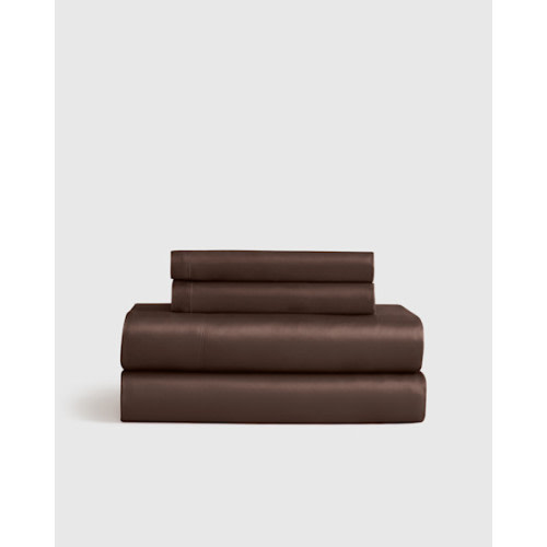 Cooling Organic Bamboo Sheet Set | Quince in Espresso