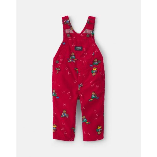 Baby Bear Corduroy Overalls - Red - OshKosh B'gosh | Carter's