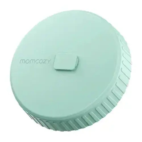 Momcozy Glass Breast Milk Pitcher Lid, Leak Proof with Thickened Silicone Seal, Easy-Open Design with Pressure Release Valve, Dishwasher Safe and Food Grade Caps-1 Pack, Green