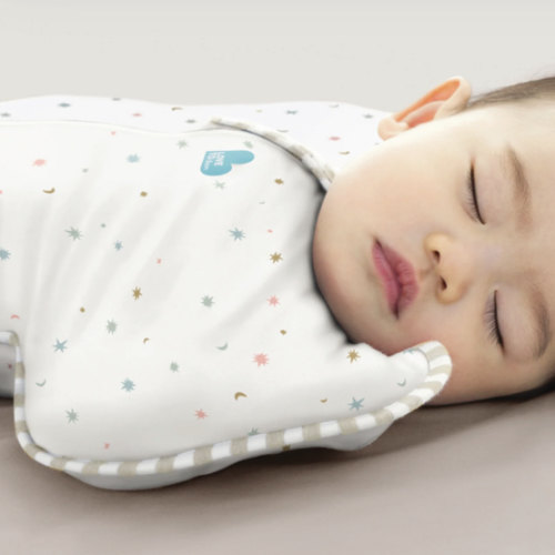 Swaddle Up™ 0.2 TOG Organic Cotton White Starlight