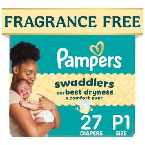 Pampers Swaddlers Sensitive Disposable Diapers - 27ct