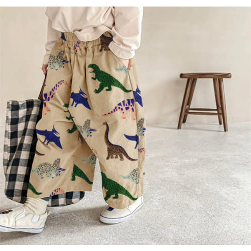 Baby & Kids Dinosaur Print Casual Pants