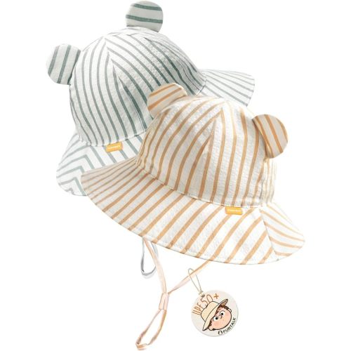 FURTALK Baby Sun Hat Infant Toddler Hat UPF 50+ Bucket Hat for Baby Boys Girls Beach Hat with Wide Brim