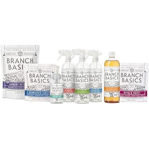 Branch Basics Ultimate Kit: Surface Cleaners, Hand Wash, Laundry, Dish Tabs