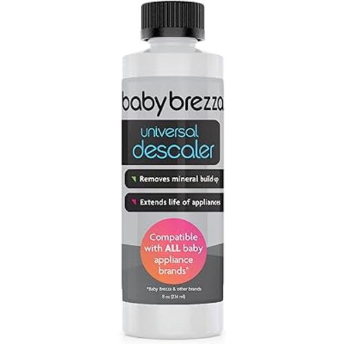 Baby Brezza Descaler 8 oz. Made in USA. Universal Descaling Solution for Baby Brezza and Other Baby appliances. Removes Mineral Build-up and extends Your Machine’s lifespan.