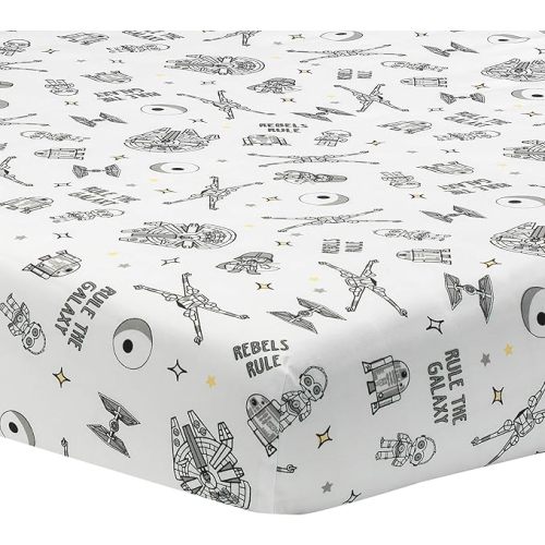 Lambs & Ivy Star Wars Signature Rebels Rule Cotton Fitted Crib/Toddler Sheet