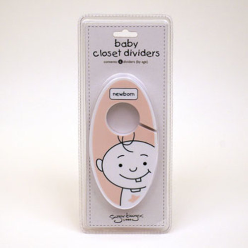 Pink Peek-a-Boo closet dividers by Sugar Booger - Paisley Monkey