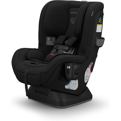UPPAbaby Rove Convertible Car Seat - 2-in-1 Rear + Forward Facing - Quick + Secure 3-Step Install - Intuitive Safety Technology + Comfort Features - Cup Holder Included - Jake (DualTech Black Mélange)