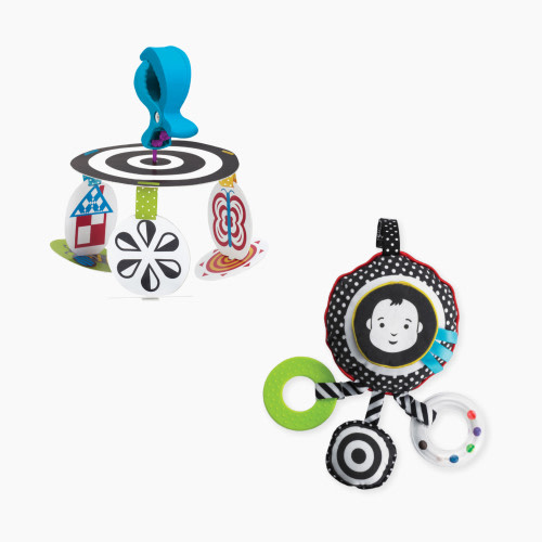Manhattan Toy Wimmer-Ferguson Infant Stim-Mobile To Go & Travel Toy Bundle