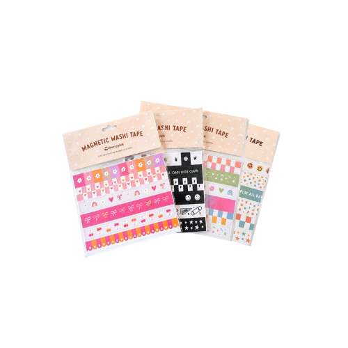 Magnetic Washi Tape (12pc Decorative Magnetic Strips) – Cherrypick