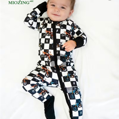 soft bamboo baby sleeper convertible footie zip - Temu