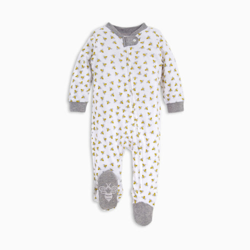 Burt's Bees Baby Organic Sleep & Play Footie Pajamas - Honey Bee, 0-3 M