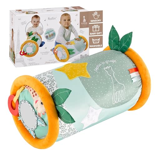 Sophie la girafe Rollin Baby Activity Roller, Climb Roll Sit Toy for Babies, Motor Skills Development, Balance Coordination, Sensory Play Learning Toy