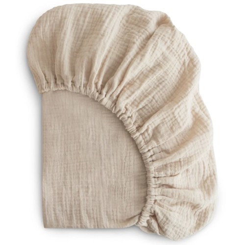 Mushie Extra Soft Muslin Crib Sheet – Babyletto