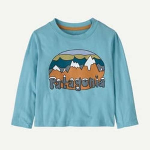 Patagonia Baby Long-Sleeved Fitz Roy Flurries T-Shirt